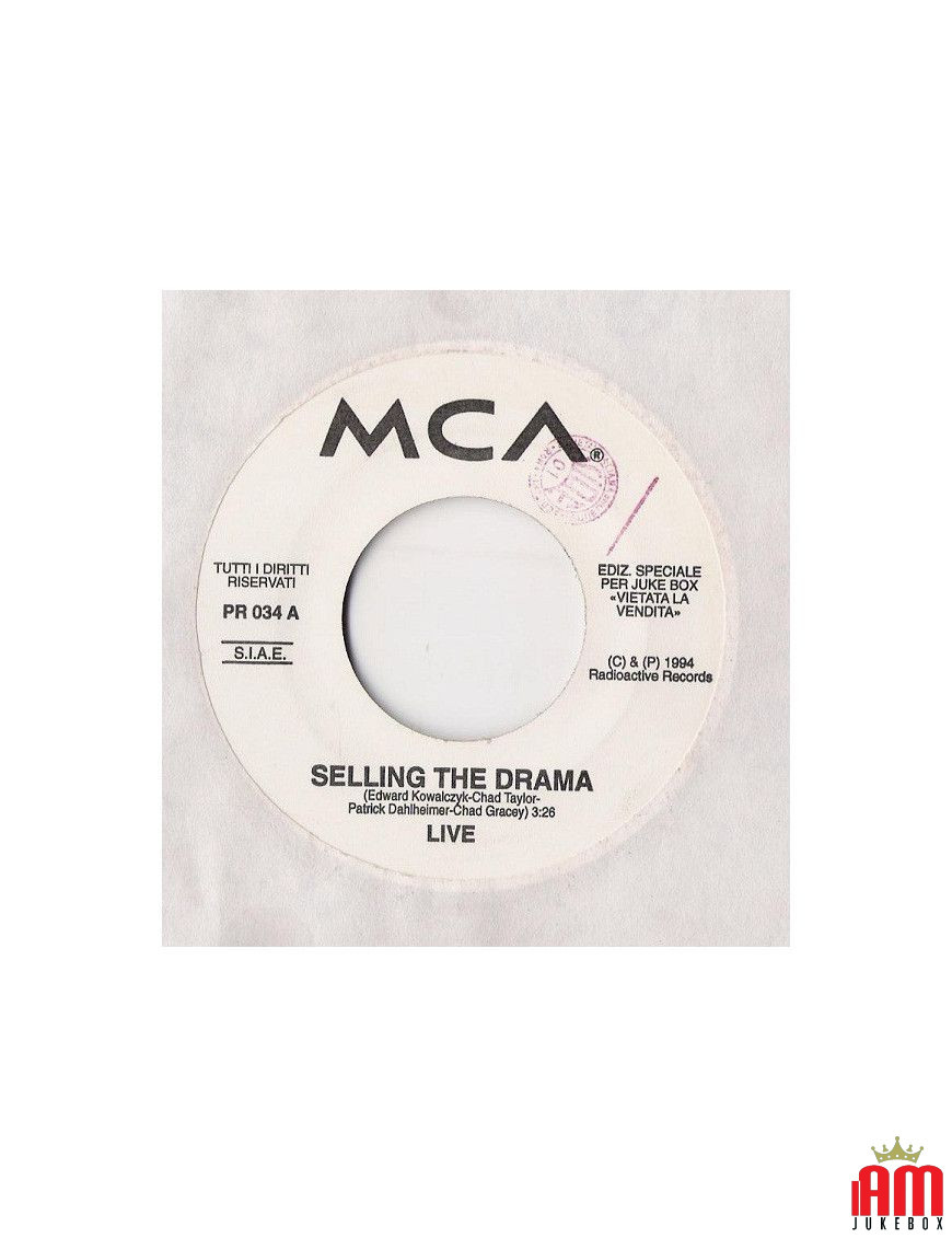 Selling The Drama Dreamer [Live,...] - Vinyl 7", 45 RPM, Jukebox [product.brand] 1 - Shop I'm Jukebox 