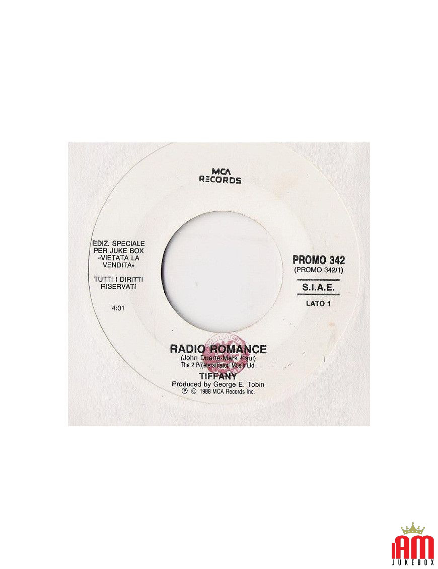 Radio Romance Don't Hold Out [Tiffany,...] - Vinyl 7", 45 RPM, Jukebox [product.brand] 1 - Shop I'm Jukebox 