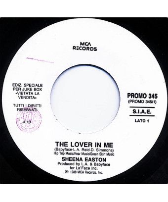 The Lover In Me Orinoco Flow [Sheena Easton,...] - Vinyle 7", 45 RPM, Jukebox [product.brand] 1 - Shop I'm Jukebox 