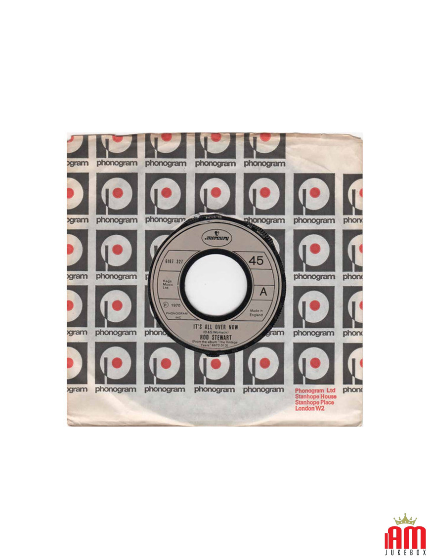 C'est fini maintenant [Rod Stewart] - Vinyl 7", 45 tr/min, Single [product.brand] 1 - Shop I'm Jukebox 