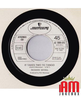 It Takes Two To Tango [Richard Myhill] – Vinyl 7", 45 RPM, Promo [product.brand] 1 - Shop I'm Jukebox 