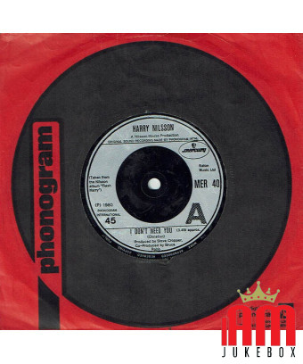 Ich brauche dich nicht [Harry Nilsson] – Vinyl 7", Single [product.brand] 1 - Shop I'm Jukebox 