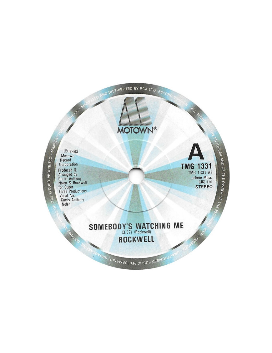 Somebody's Watching Me [Rockwell] - Vinyl 7", 45 RPM, Single