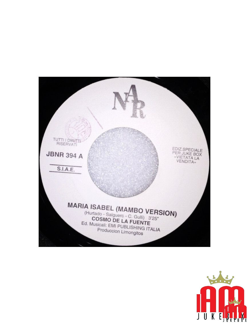 Maria Isabel [Cosmo De La Fuente] - Vinyl 7", 45 RPM, Jukebox [product.brand] 1 - Shop I'm Jukebox 