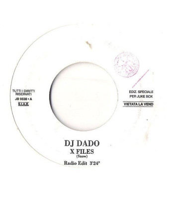 Akte X, die Sie ändern müssen [DJ Dado,...] – Vinyl 7", 45 RPM, Jukebox
