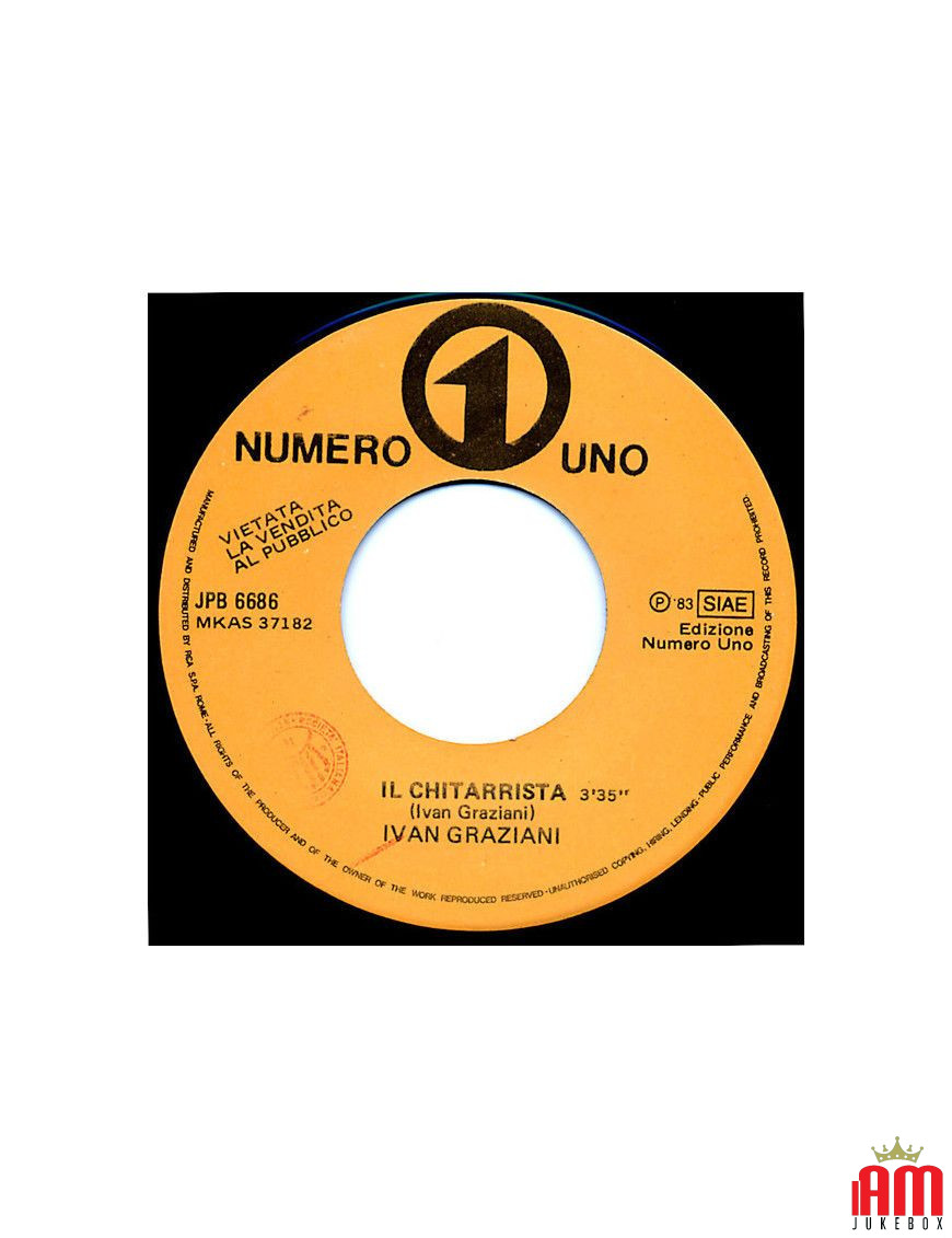 Il Chitarrista Il Patto [Ivan Graziani,...] - Vinyl 7", 45 RPM, Jukebox, Stereo [product.brand] 1 - Shop I'm Jukebox 