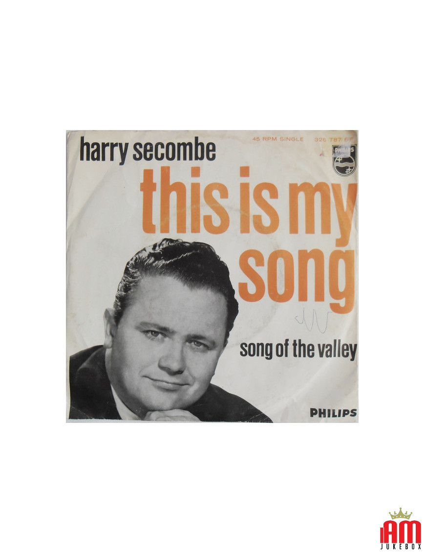 This Is My Song Song Of The Valley [Harry Secombe] - Vinyl 7", 45 RPM, Mono [product.brand] 1 - Shop I'm Jukebox 