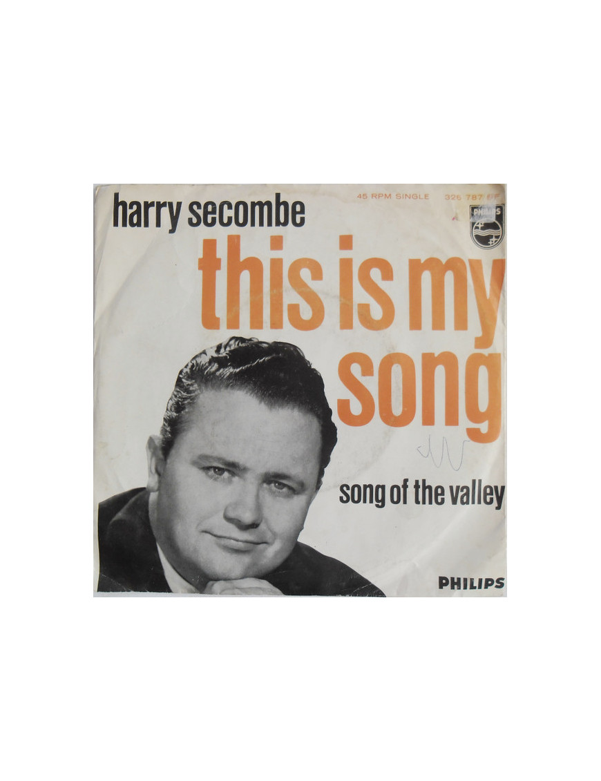 C'est ma chanson Song Of The Valley [Harry Secombe] - Vinyle 7", 45 tr/min, Mono