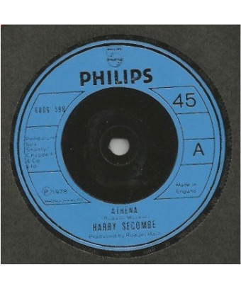Athena [Harry Secombe] - Vinyl 7", 45 RPM, Single [product.brand] 1 - Shop I'm Jukebox 