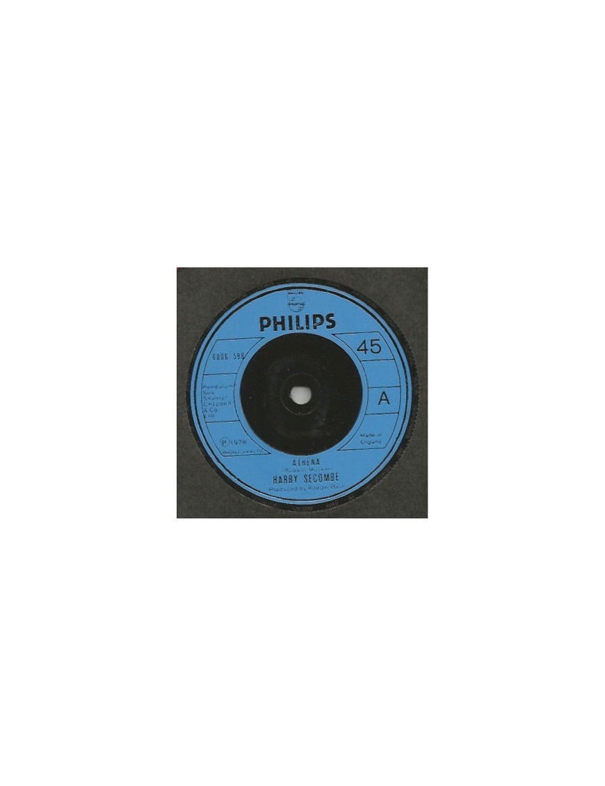 Athena [Harry Secombe] – Vinyl 7", 45 RPM, Single [product.brand] 1 - Shop I'm Jukebox 