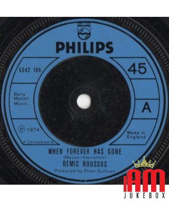 Quand Forever Has Gone [Demis Roussos] - Vinyle 7", Single, 45 RPM [product.brand] 1 - Shop I'm Jukebox 