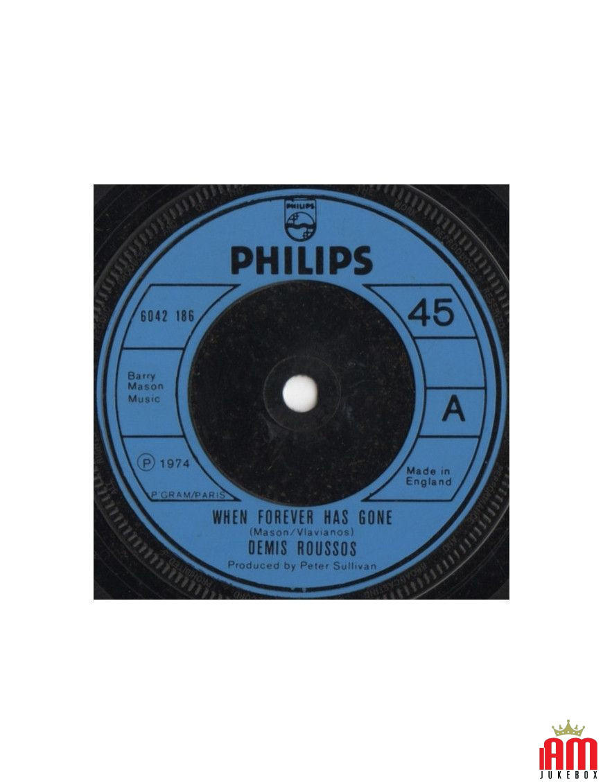 Quand Forever Has Gone [Demis Roussos] - Vinyle 7", Single, 45 RPM [product.brand] 1 - Shop I'm Jukebox 