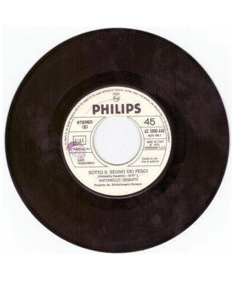 Under the Sign of Pisces [Antonello Venditti] - Vinyl 7", 45 RPM, Single, Promo [product.brand] 1 - Shop I'm Jukebox 