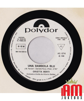 A Blue Doll Na Na Hey Hey Kiss Him Goodbye [Orietta Berti,...] - Vinyl 7", 45 RPM, Jukebox [product.brand] 1 - Shop I'm Jukebox 
