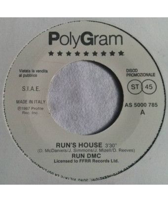 Run's House Pito Mango [Run-DMC,...] - Vinyl 7", 45 RPM, Promo [product.brand] 1 - Shop I'm Jukebox 