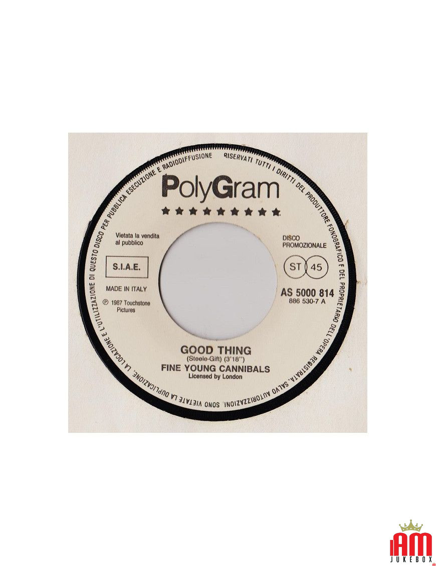 Good Thing Downtown [Fine Young Cannibals,...] - Vinyle 7", 45 RPM, Promo [product.brand] 1 - Shop I'm Jukebox 