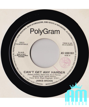 Can't Get Any Harder Deep [James Brown,...] - Vinyle 7", 45 RPM, Promo [product.brand] 1 - Shop I'm Jukebox 