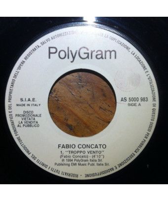 Troppo Vento Whatta Man [Fabio Concato,...] - Vinyl 7", 45 RPM, Promo [product.brand] 1 - Shop I'm Jukebox 