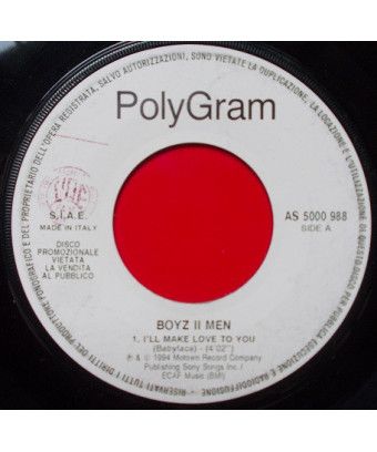 I'll Make Love To You Crazy For You [Boyz II Men,...] – Vinyl 7", 45 RPM, Promo [product.brand] 1 - Shop I'm Jukebox 