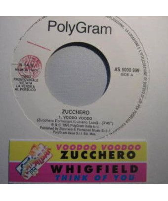 Voodoo Voodoo Think Of You [Zucchero,...] – Vinyl 7", 45 RPM, Promo [product.brand] 1 - Shop I'm Jukebox 