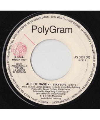 Lucky Love Runaway [Ace Of Base,...] - Vinyl 7", Promo [product.brand] 1 - Shop I'm Jukebox 