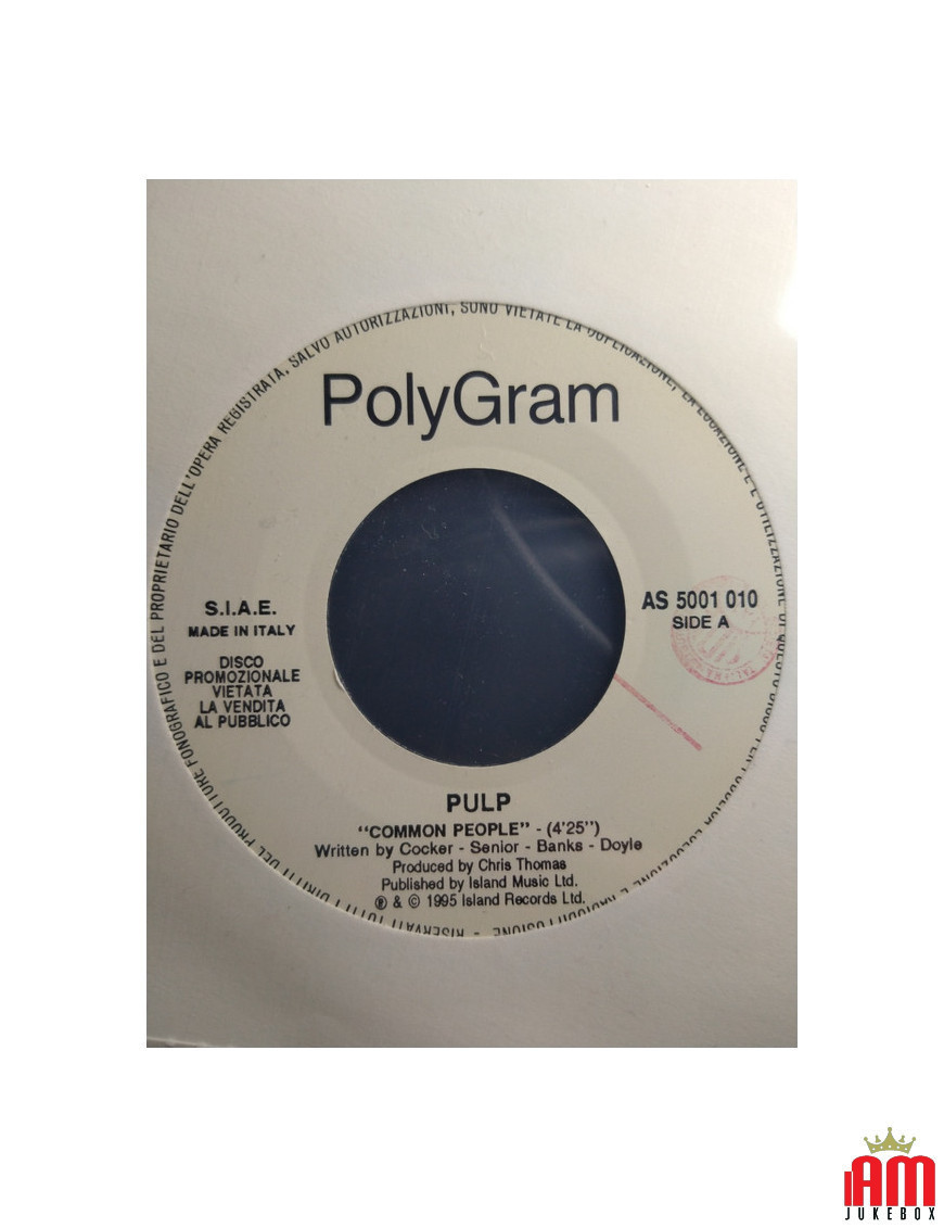 Common People Do U Still [Pulp,...] - Vinyle 7", 45 RPM, Promo [product.brand] 1 - Shop I'm Jukebox 