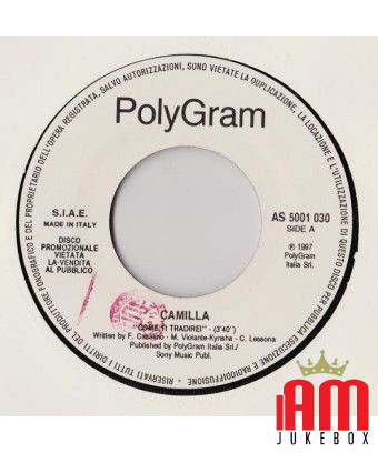 How I would betray you clean face [Camilla (3),...] – Vinyl 7", 45 RPM, Promo [product.brand] 1 - Shop I'm Jukebox 