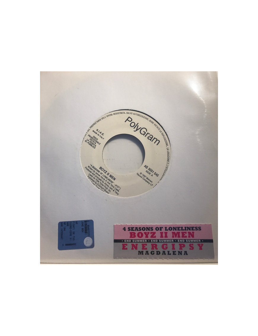 4 Seasons Of Loneliness   Magdalena [Boyz II Men,...] - Vinyl 7", 45 RPM, Promo