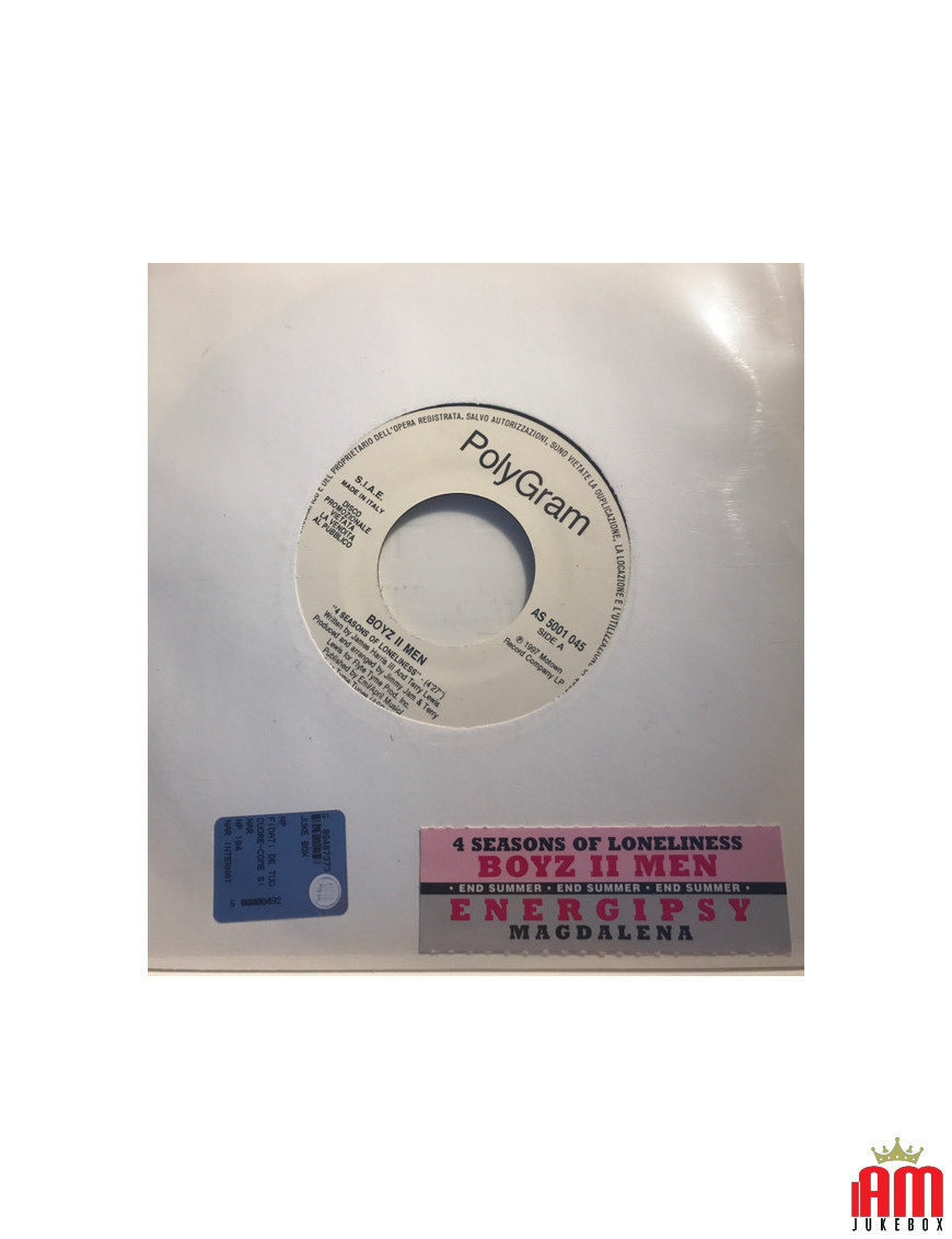 4 Seasons Of Loneliness Magdalena [Boyz II Men,...] - Vinyle 7", 45 RPM, Promo [product.brand] 1 - Shop I'm Jukebox 