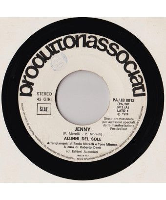 Jenny And The Snoopy Doll [Gli Alunni Del Sole,...] - Vinyl 7", 45 RPM, Promo, Stereo [product.brand] 1 - Shop I'm Jukebox 