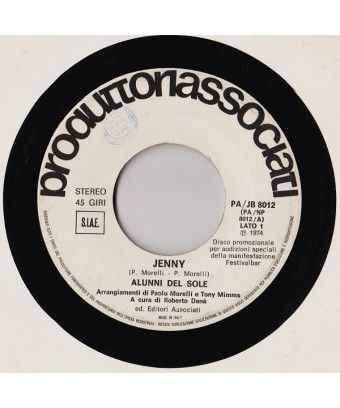 Jenny E La Bambola Snoopy [Gli Alunni Del Sole,...] - Vinyl 7", 45 RPM, Promo, Stereo [product.brand] 1 - Shop I'm Jukebox 