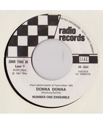 Donna Donna I'll Give You A Smile [Number One Ensemble,...] - Vinyl 7", 45 RPM, Jukebox [product.brand] 1 - Shop I'm Jukebox 