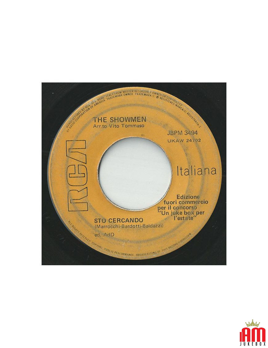 I'm Looking For We Love Us [The Showmen (2),...] - Vinyl 7", 45 RPM, Jukebox, Mono [product.brand] 1 - Shop I'm Jukebox 