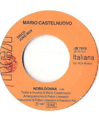 Nobildonna Coming Around Again [Mario Castelnuovo,...] - Vinyl 7", 45 RPM, Jukebox, Stereo [product.brand] 1 - Shop I'm Jukebox 