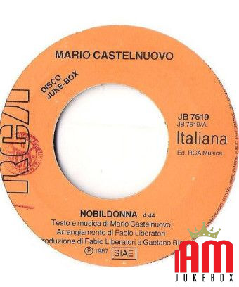 Nobildonna Coming Around Again [Mario Castelnuovo,...] - Vinyle 7", 45 RPM, Jukebox, Stéréo [product.brand] 1 - Shop I'm Jukebox