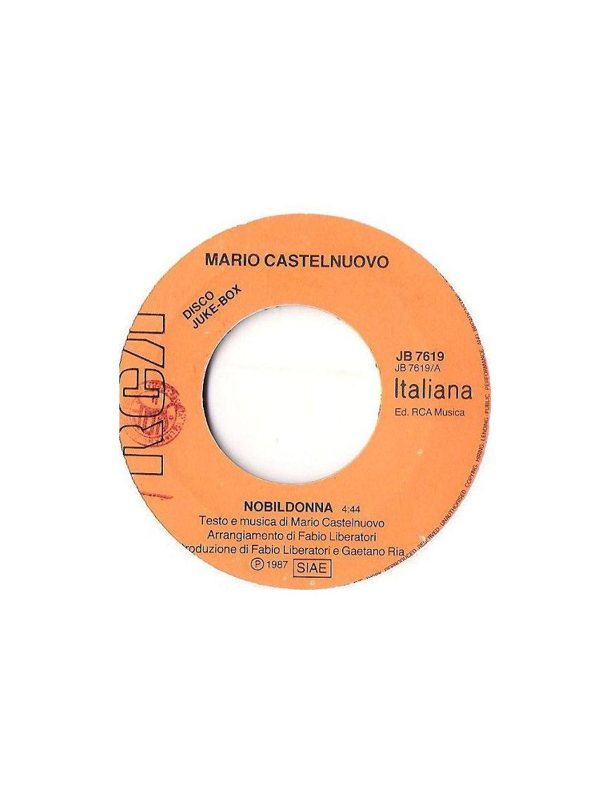 Nobildonna Coming Around Again [Mario Castelnuovo,...] – Vinyl 7", 45 RPM, Jukebox, Stereo [product.brand] 1 - Shop I'm Jukebox 