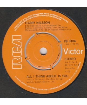 All I Think About Is You [Harry Nilsson] - Vinyl 7", Single, 45 RPM [product.brand] 1 - Shop I'm Jukebox 