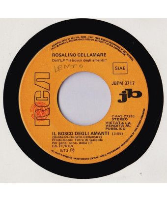 Il Bosco Degli Amanti Decisamente Tu [Rosalino Cellamare,...] - Vinyl 7", 45 RPM, Jukebox, Stereo [product.brand] 1 - Shop I'm J