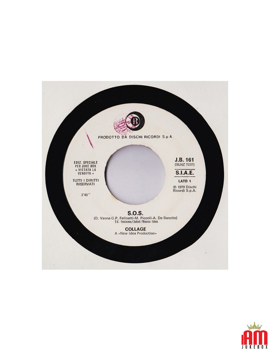 S.O.S. Niente [Collage (11),...] - Vinyl 7", 45 RPM, Jukebox [product.brand] 1 - Shop I'm Jukebox 