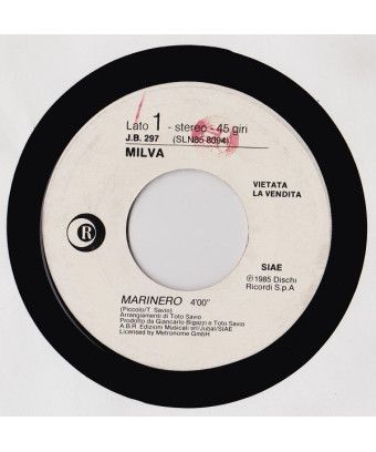 Marinero Duel [Milva,...] - Vinyl 7", 45 RPM, Promo [product.brand] 1 - Shop I'm Jukebox 