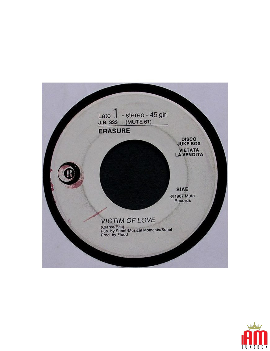 Victim Of Love Get Ready [Erasure,...] - Vinyl 7", 45 RPM, Jukebox, Stereo [product.brand] 1 - Shop I'm Jukebox 