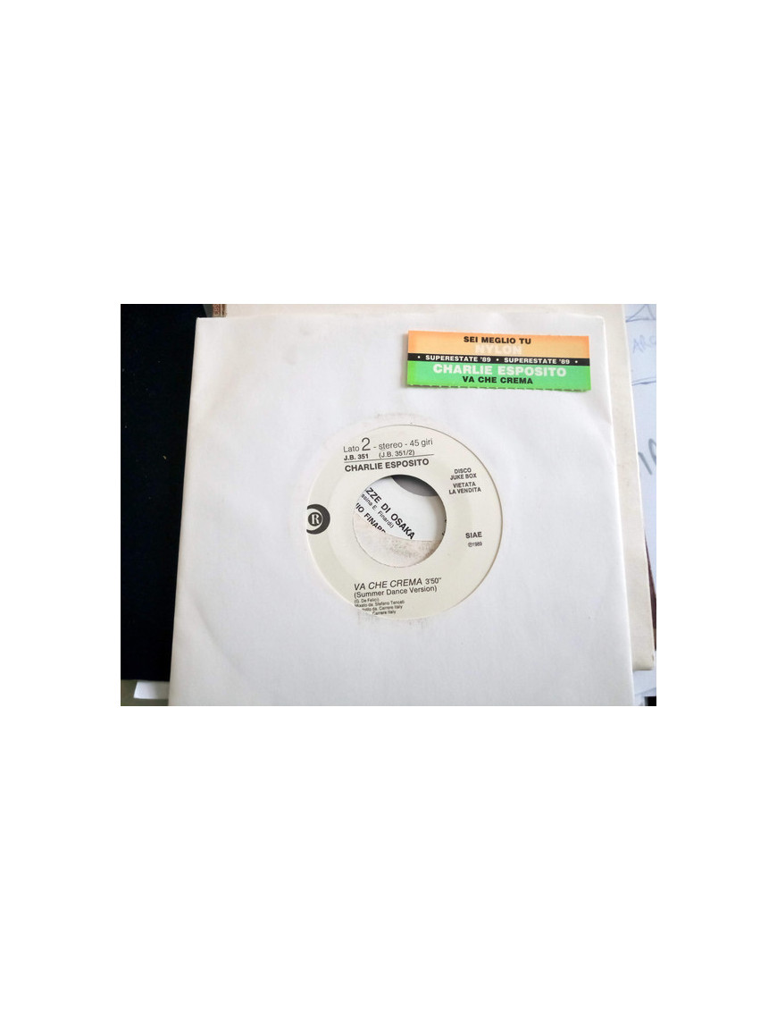 Sei Meglio Tu   Va Che Crema [Nylon (18),...] - Vinyl 7", 45 RPM, Jukebox
