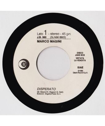 Disperato   La Lambada Strofinera [Marco Masini,...] - Vinyl 7", 45 RPM, Jukebox