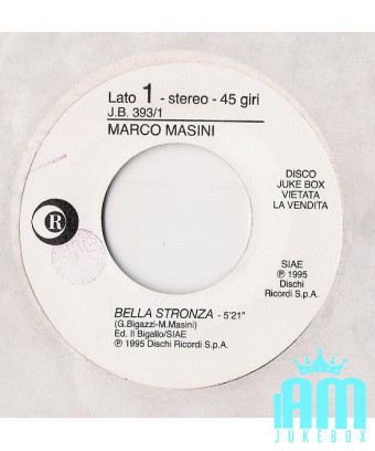 Beautiful Bitch Wants to Scream [Marco Masini,...] - Vinyl 7", 45 RPM, Jukebox, Stereo [product.brand] 1 - Shop I'm Jukebox 