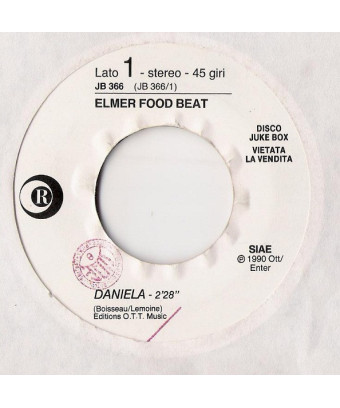 Daniela   3 A.M. Eternal [Elmer Food Beat,...] - Vinyl 7", 45 RPM, Jukebox, Stereo