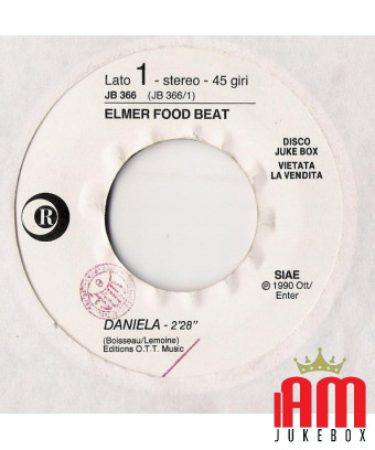 Daniela 3 AM Eternal [Elmer Food Beat,...] - Vinyle 7", 45 RPM, Jukebox, Stéréo [product.brand] 1 - Shop I'm Jukebox 