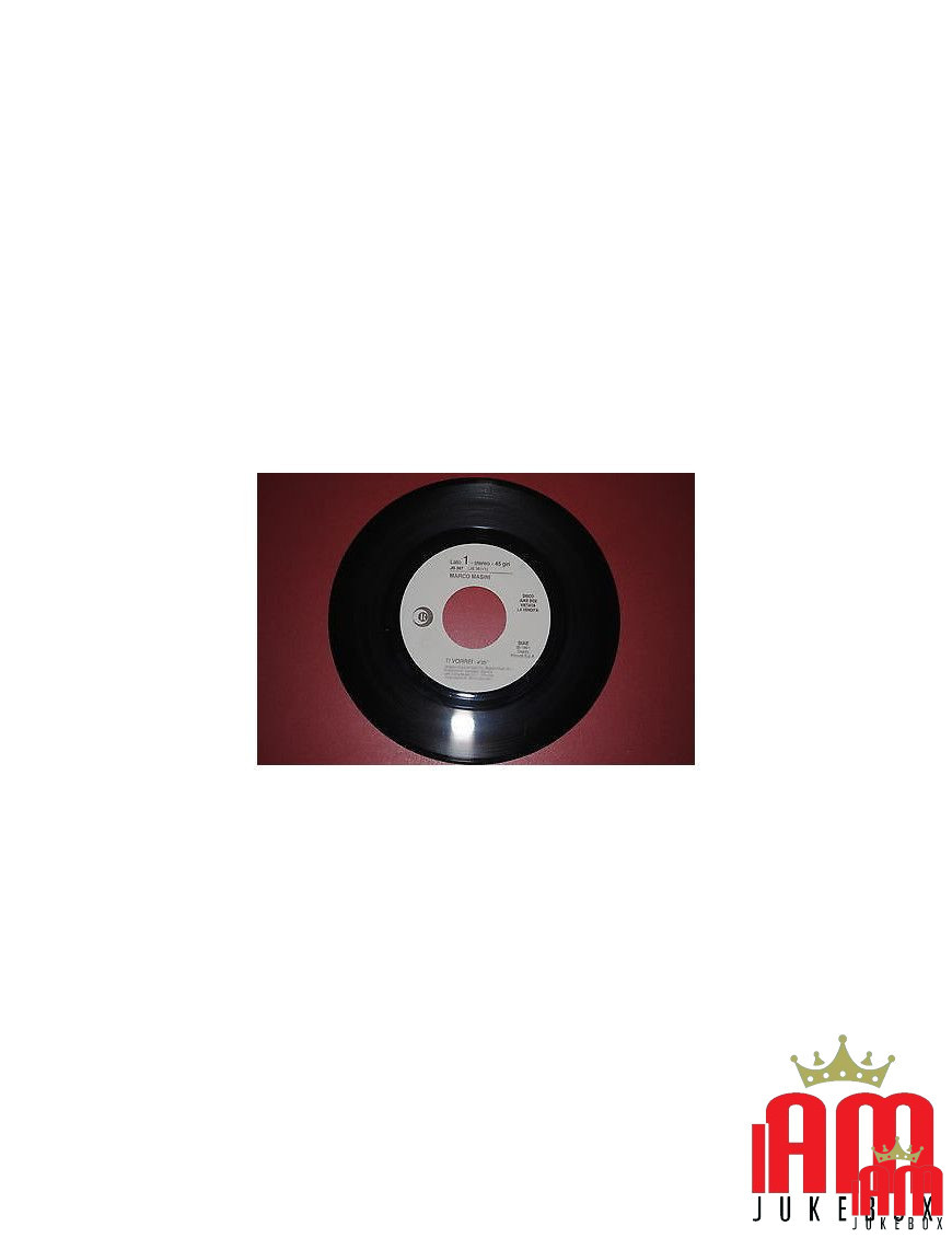 I would like Ti Aironi [Marco Masini,...] - Vinyl 7", 45 RPM, Jukebox [product.brand] 1 - Shop I'm Jukebox 