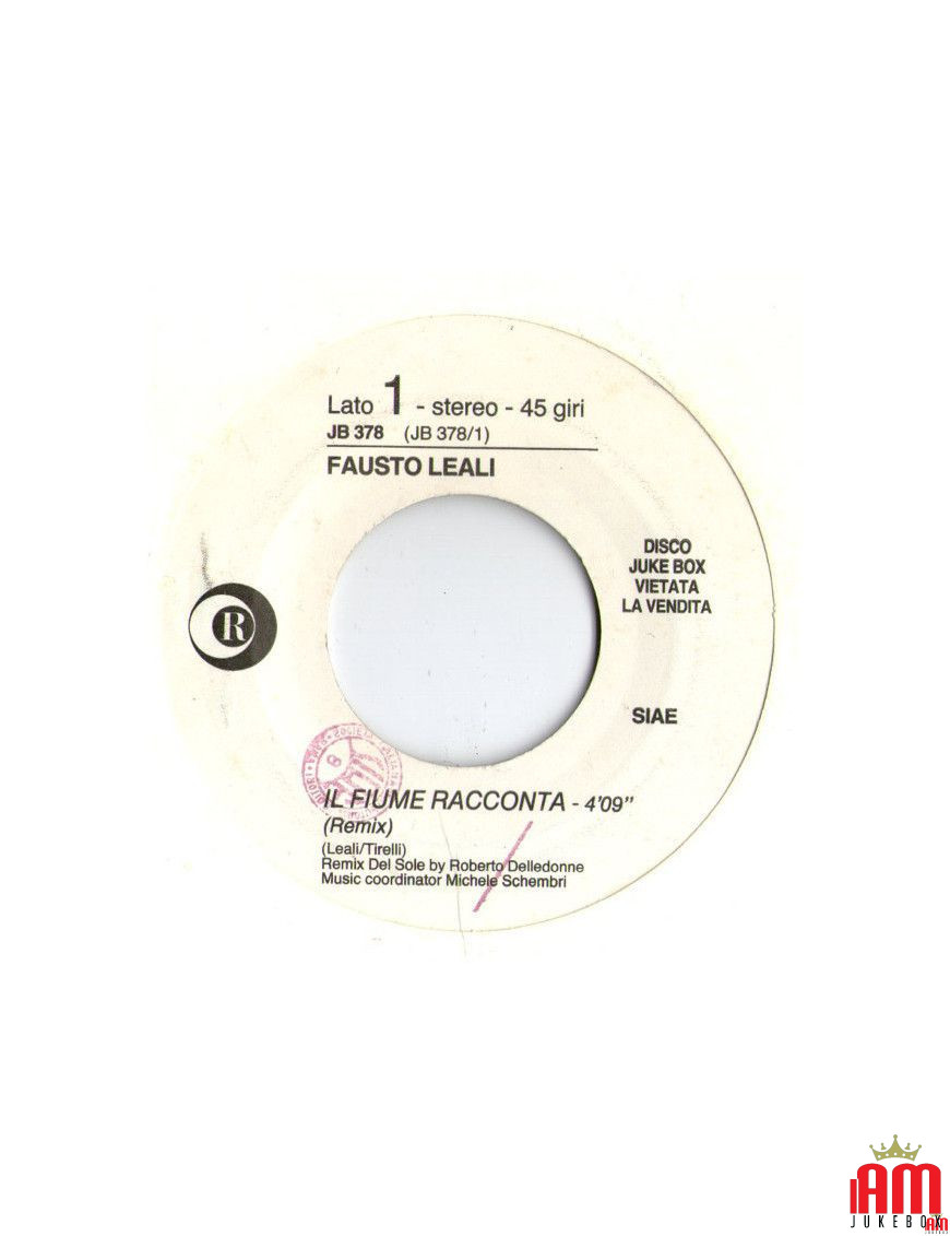 Il Fiume Racket (Remix) Don't Talk Just Kiss [Fausto Leali,...] - Vinyl 7", 45 RPM, Jukebox [product.brand] 1 - Shop I'm Jukebox