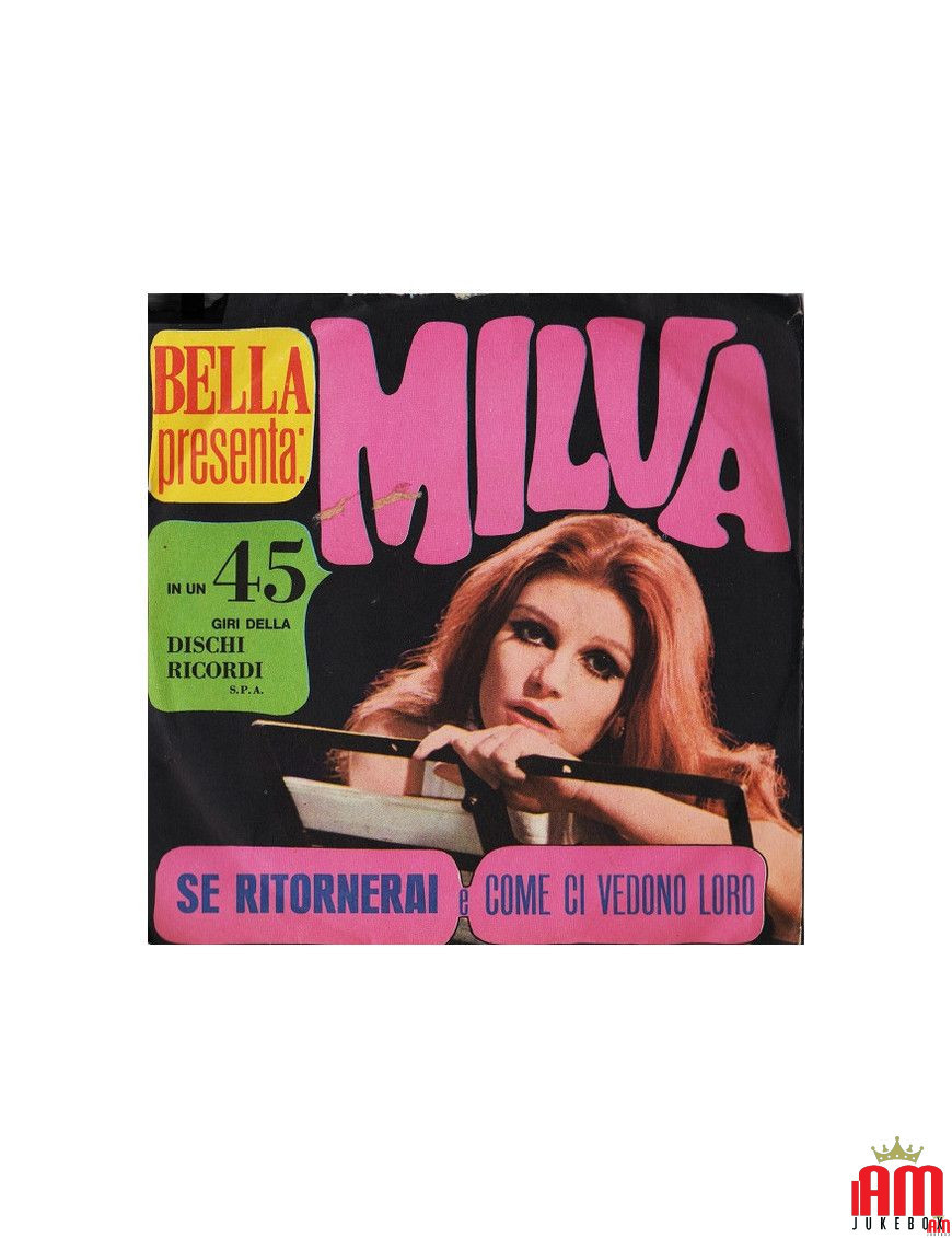 If You Return As They See Us [Milva] - Vinyl 7", 45 RPM, Promo [product.brand] 1 - Shop I'm Jukebox 