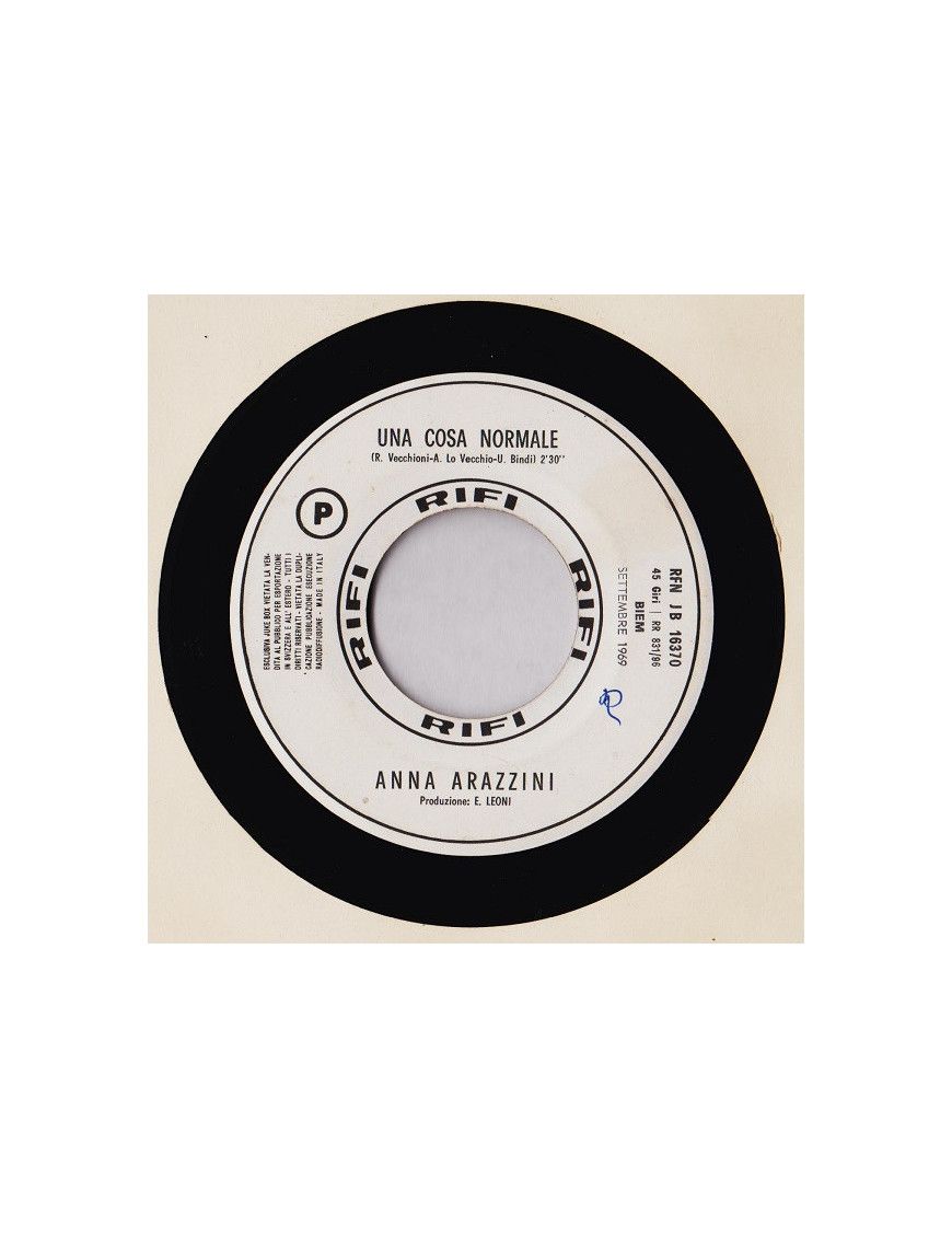 Una Cosa Normale Portami Con Te [Anna Arazzini,...] - Vinyl 7", 45 RPM, Jukebox [product.brand] 1 - Shop I'm Jukebox 